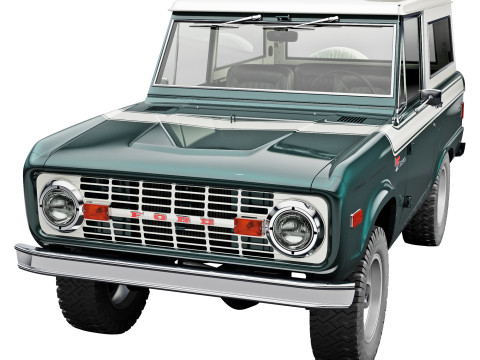 Bronco 1977 3Dモデル