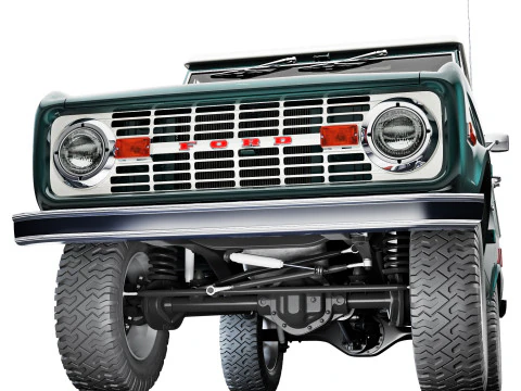 Bronco 1977 Modelo 3D