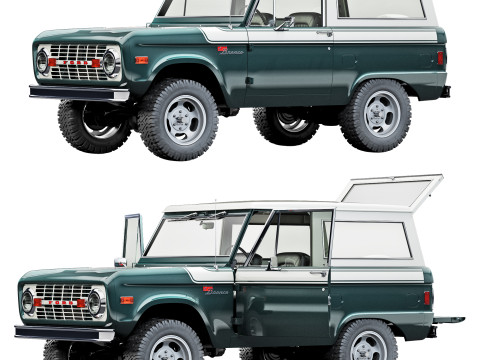 Bronco 1977 3Dモデル