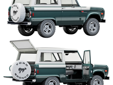 Bronco 1977 3Dモデル