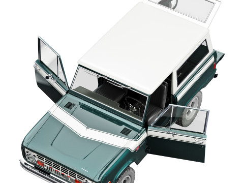 Bronco 1977 3Dモデル