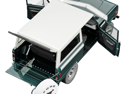 Bronco 1977 Modelo 3D