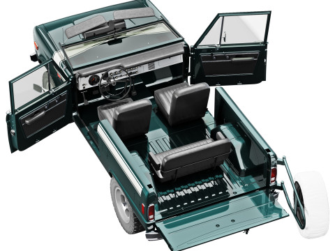 Bronco 1977 3Dモデル
