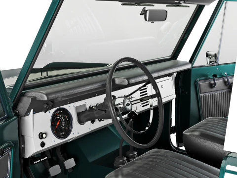 Bronco 1977 Modelo 3D
