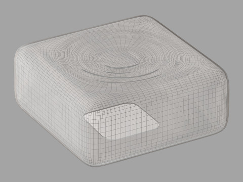 Acerbis design lokum side table 3Dモデル