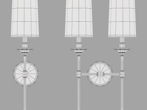 Alder Ore Jones Sconce 3Dモデル
