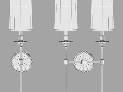 Alder Ore Jones Sconce 3D Model