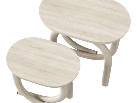 Ame ediciones fabricantes-juego de mesa de centro perla 1 Modelo 3D