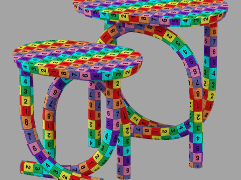 Ame ediciones fabricantes-juego de mesa de centro perla 1 Modelo 3D