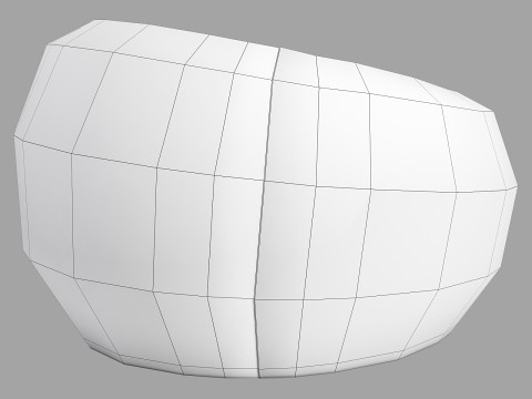BB italia up 2 armchair Model 3D