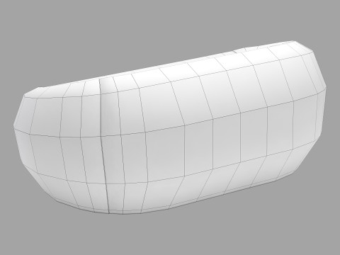 BB italia up 2000 sofa 3D Model