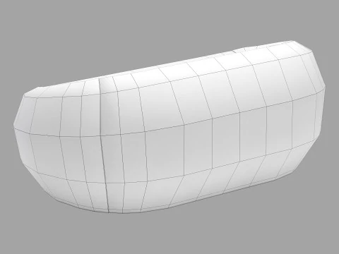 BB italia up 2000 sofa 3D Model