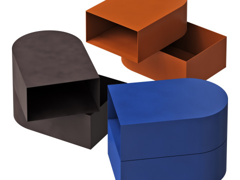 Bolzan abside coffee table Modelo 3D