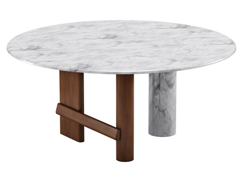 Cassina dining set 1 sengu-table dudet-chair 3D Model