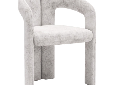 Cassina dining set 1 sengu-table dudet-chair 3D Model