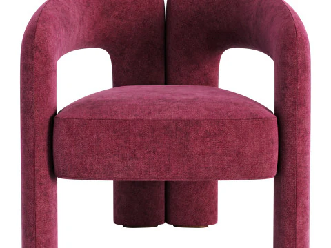 Cassina デュデットアームチェア 3Dモデル