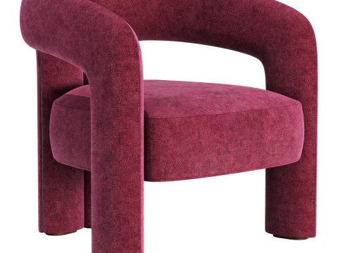 Cassina デュデットアームチェア 3Dモデル