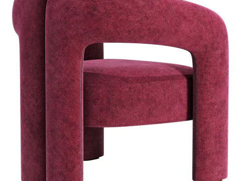 Cassina デュデットアームチェア 3Dモデル
