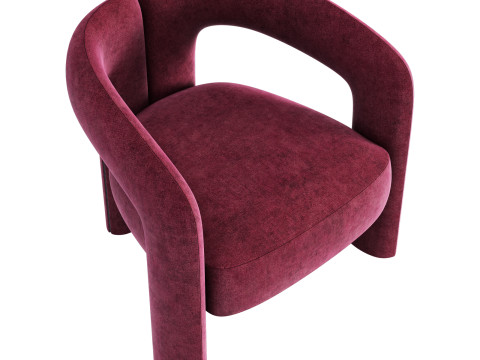 Cassina dudet armchair 3Dモデル
