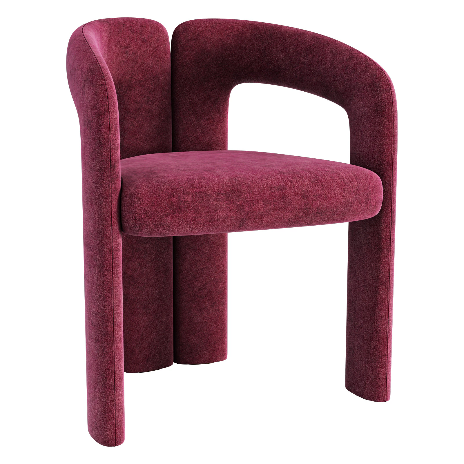 Cassina dudet chair 3D Model .c4d .max .obj .3ds .fbx .stl .blend