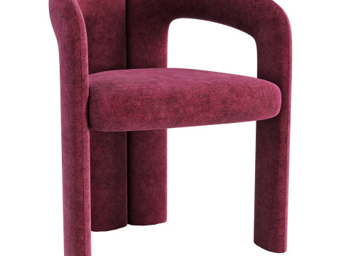 Cassina dudet chair 3Dモデル