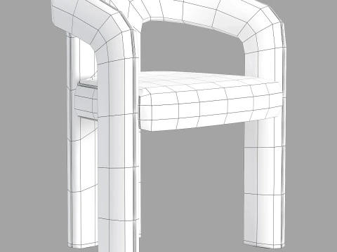 Cassina dudet chair 3D Model