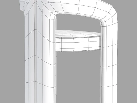 Cassina dudet chair 3D Model