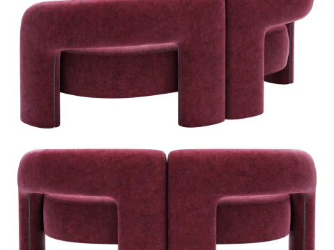 Cassina dudet sofa 3D Model