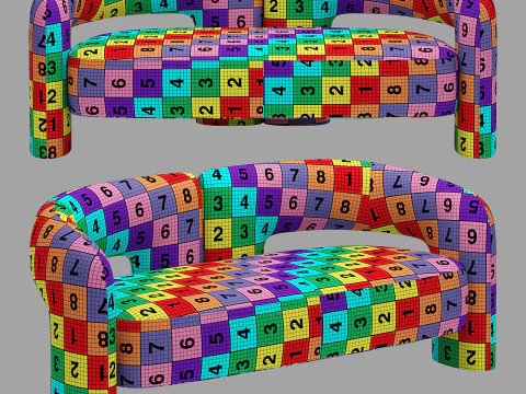 Cassina dudet sofa 3D Model