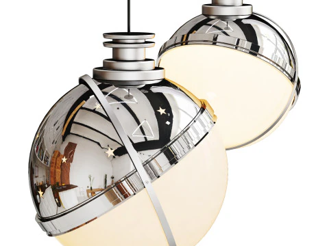 Cassina helena pendant lamp 3D Model