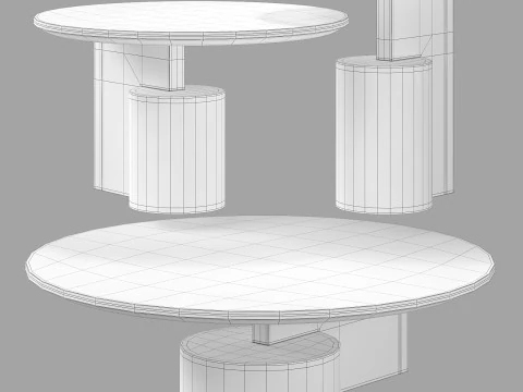 Cassina sengu coffee tables 3D Model