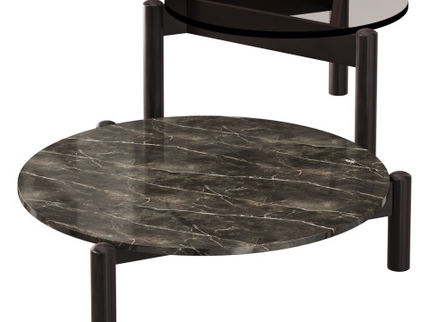 Cassina table-a-plateau-interchangeable coffee tables Modelo 3D