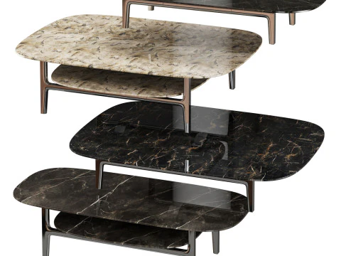 Cassina volage EX-S coffee tables 3D Model
