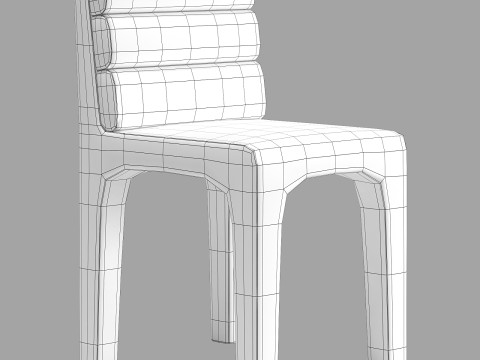 Cult furniture arlo chair Modèle 3D
