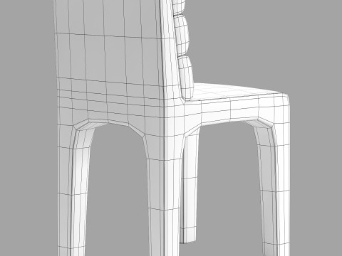 Cult furniture arlo chair Modèle 3D