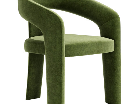 Cult furniture bellamy carver dining chair 3Dモデル