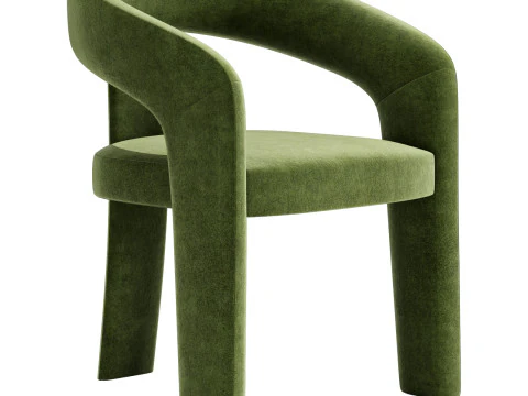 カルトファニチャー ベラミー・カーバー ダイニングチェア 3Dモデル