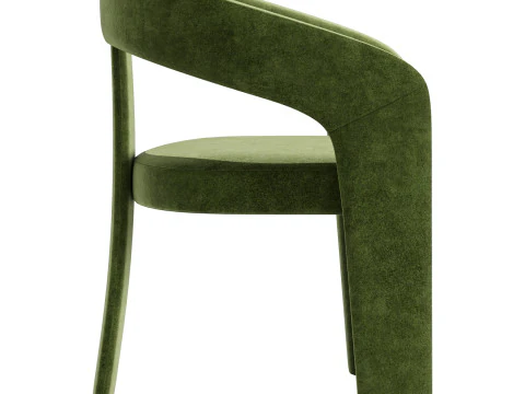 カルトファニチャー ベラミー・カーバー ダイニングチェア 3Dモデル