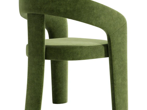 カルトファニチャー ベラミー・カーバー ダイニングチェア 3Dモデル