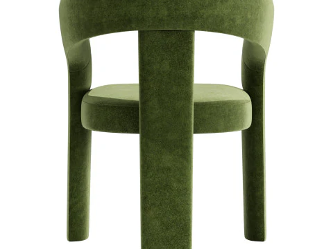 カルトファニチャー ベラミー・カーバー ダイニングチェア 3Dモデル