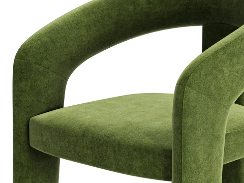 カルトファニチャー ベラミー・カーバー ダイニングチェア 3Dモデル