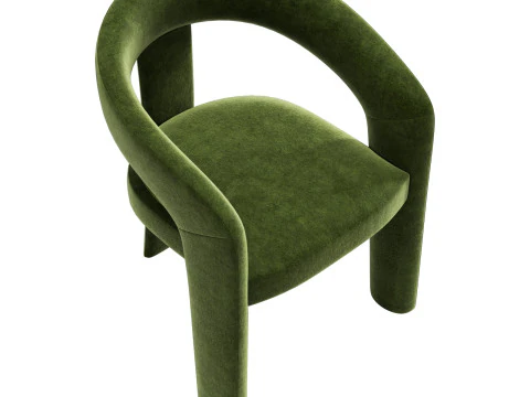 カルトファニチャー ベラミー・カーバー ダイニングチェア 3Dモデル