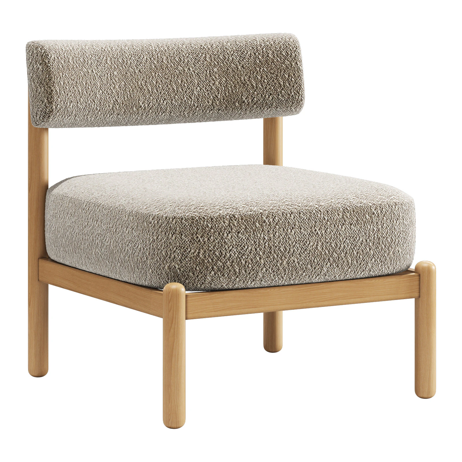 Cult furniture burley lounge chair 3D Model .c4d .max .obj .3ds .fbx .stl .blend 