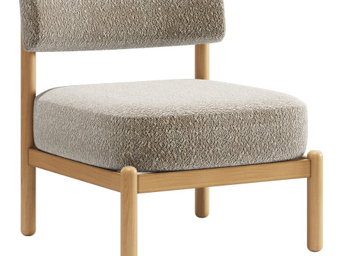 Cult furniture burley lounge chair 3D 模型