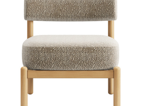 Cult furniture burley lounge chair Model 3D