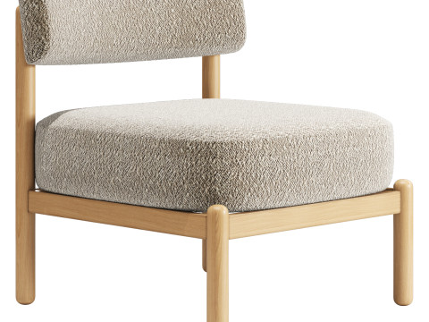Cult furniture burley lounge chair Model 3D