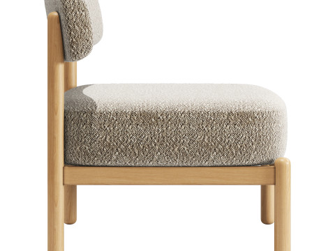 Cult furniture burley lounge chair Model 3D