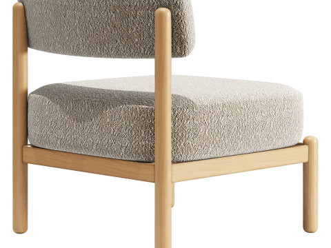 Cult furniture burley lounge chair Model 3D