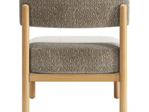 Cult furniture burley lounge chair Model 3D