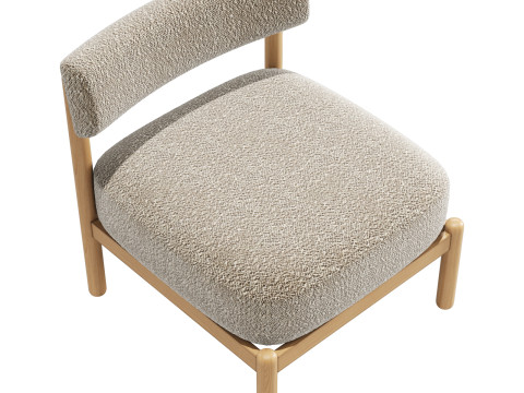 Cult furniture burley lounge chair Model 3D